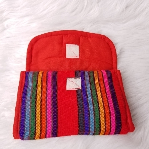 Belize Wallet Purse Striped‎ Multi-Colored - Picture 3 of 6